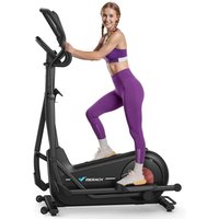 Merach - Heimtrainer Crosstrainer, Ellipsentrainer für Zuhause mit app, 16 Widerstandstufen, mit Bluetooth, bis 180kg von MERACH