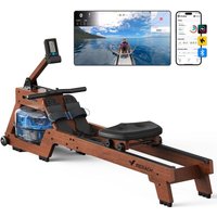 Merach - Wasser-Rudergerät – ergonomischer Sitz, Bluetooth-Monitor & Tablet-Halter, mit realistischem Wasserwiderstand Merach - Wasser-Rudergerät – ergonomischer Sitz, Bluetooth-Monitor & Tablet-Halter, mit realistischem Wasserwiderstand von MERACH