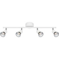 Fayetteville 4-Licht-Deckenstrahler Bar Weiß matt Metall GU10 4x50W - Merano von MERANO