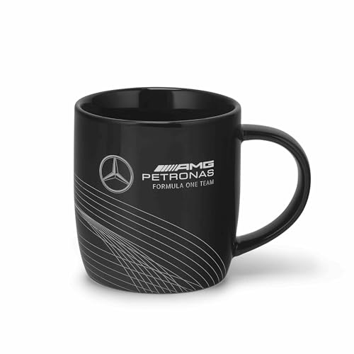 MERCEDES AMG PETRONAS F1 Logo-Becher - Schwarz - Größe: 350ML von MERCEDES AMG PETRONAS