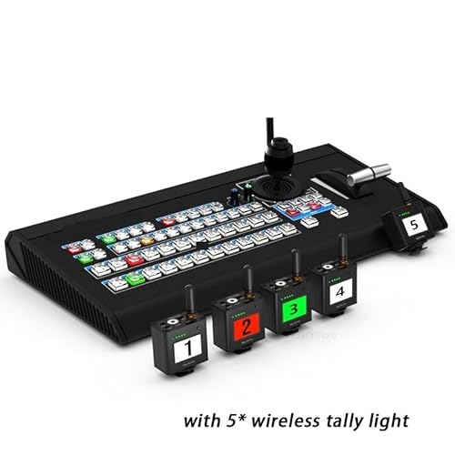 1600 Panel Wireless Director Switcher Bedienfeld PTZ-Steuerung Wait Video Nahtlose Umschaltung(With 5 Tally light) von MERHOVO