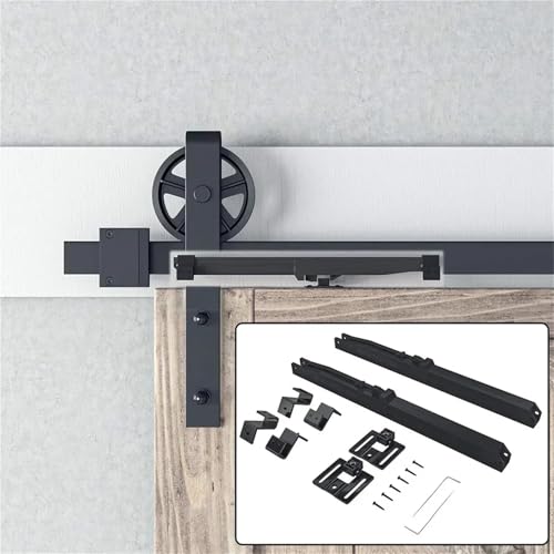 2 stücke Soft-Close-Mechanismus for Dämpfer Schiebe Barn Door Hardware Hängen Schiene Track Kit Puffer Dämpfer Track Ohne Stanzen,Schwere Struktur von MERHOVO