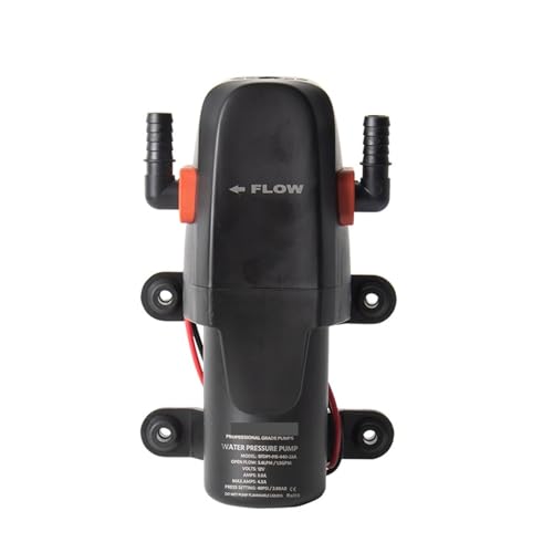 40PSI 12V Marine Wasserpumpe Membran Selbstansaunde Pumpe Boot Zubehör Duschen Toiletten Wasser Transfer Motor for RV Caravan,Wetterbeständig von MERHOVO