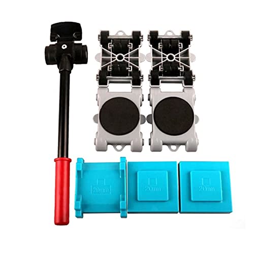 Anhängerstütze, Möbel Mover Werkzeug Set Transport Shifter Heber Räder Heavy Suffs Umzug Räder Roller Bar Haushalt Hand Werkzeuge,Korrosionsbeständig(GOLD) von MERHOVO
