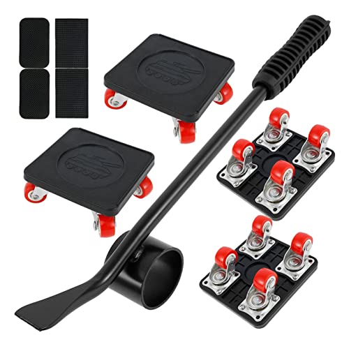Anhängerstütze, Möbelmöbel Set 880LB Schwermöbel MOOVER SHIFTER Lifter Slider Roller Räder Moving Kit Sofa Tischentfernung Werkzeug,Korrosionsbeständig von MERHOVO