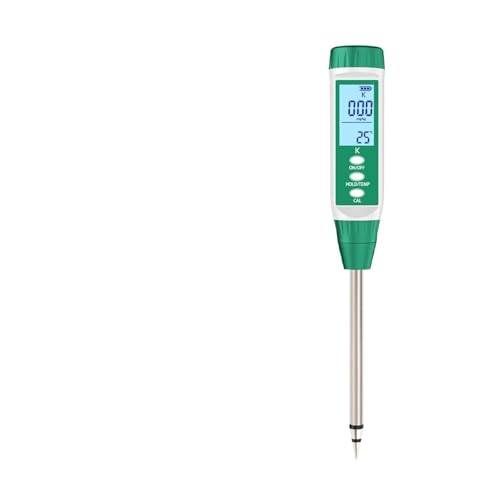 Bodentest-Set, Bodentest-Kit NPK-Messrät Boden Schnellwirkender Stickstoff-/Phosphor-/Kaliumtester Nährstoffanalysatoren for den Pflanzenanbau,Langlebig(YG-08) von MERHOVO