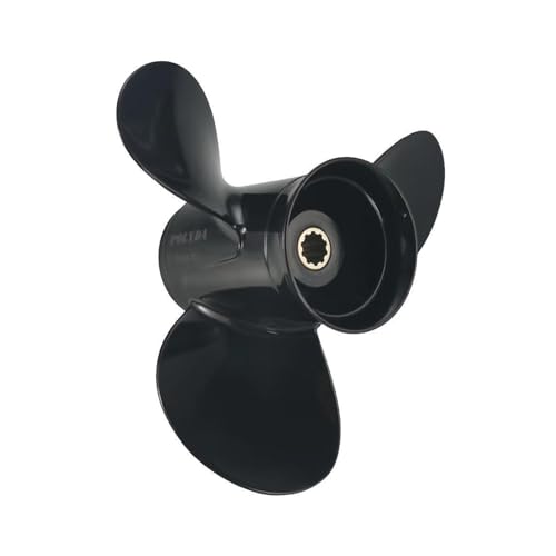Bootspropeller, 25-30 PS Propeller aus Aluminiumlegierung, Marine-Außenbordpropeller(9.9X12) von MERHOVO