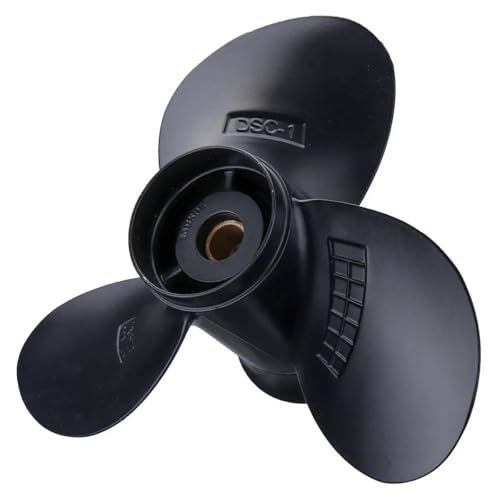 Bootspropeller, For 9,9-15 PS 58100-93743-019 Boots-Außenbordpropeller 9 1/4 x 11 Aluminiumlegierung Marinepropeller 10 Spline-Zahn von MERHOVO