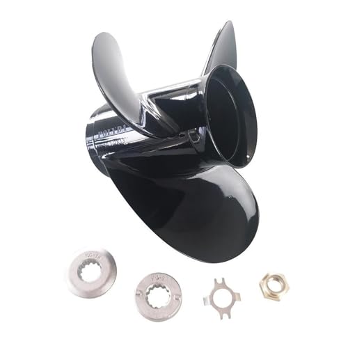 Bootspropeller, Propeller aus Aluminiumlegierung, halbfester Strangguss, geeignet for 25–70 PS!(10 3/8X13) von MERHOVO