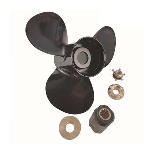 Bootspropeller, Propeller aus Aluminiumlegierung, halbfester Strangguss, geeignet for 40–140 PS!(12 3/4X21) von MERHOVO