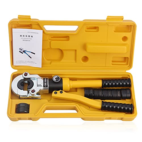 Drahtseilschneider, Hydraulische PEX-Rohr-Crimpwerkzeuge, die Klempnerwerkzeuge for PEX, Edelstahl und Kupferrohr mit drücken TH, U, V, M, VUS, VAU Backen(U16 20 25 32mm) von MERHOVO