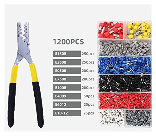 Drahtseilschneider, Mini Crimpzange for Kabelendhülsen Spezielle Tube Terminals Crimpwerkzeuge(PZ 0.5-16 kit) von MERHOVO