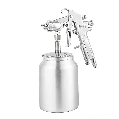 Farbspritzgerät, Pneumatische Sprayer Anti-Rost Farbe Professionelle Farbe Spritzpistole for Können Möbel Auto Farbe Kleber Hohe Zerstäubung Spray,Hochpräzise Steuerung(1000ML) von MERHOVO