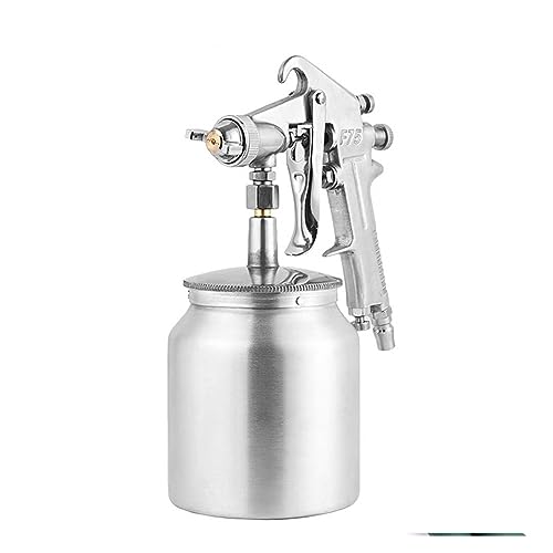Farbspritzgerät, Pneumatische Sprayer Anti-Rost Farbe Professionelle Farbe Spritzpistole for Können Möbel Auto Farbe Kleber Hohe Zerstäubung Spray,Hochpräzise Steuerung(750ML) von MERHOVO