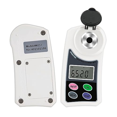Honigrefraktometer, Handheld 0-55% Digital Brix Honig Auto Refraktometer Optometrie Ausrüstung for Zucker Kaffee Saft Trauben Obst Hohe Präzision von MERHOVO