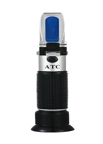 Honigrefraktometer, Refraktometer Handheld 0-32% Brix ATC Zucker Meter Obst Saccharimeter Tragbare Brix Test Werkzeuge for Zucker Bier Brix Test optische von MERHOVO