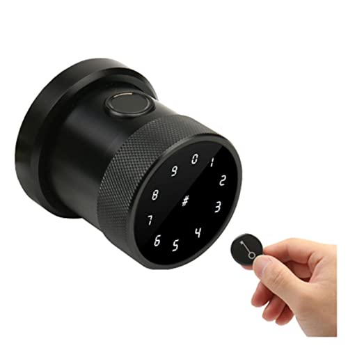 Intelligentes Türschloss, Rent Hotel Lock Bridge Biometric Fingerprint Lock Remote Lock Unlock Key Knob Lock Smart Lock Door für die Haustür(Kit2) von MERHOVO