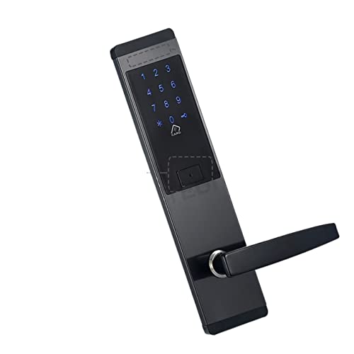 Intelligentes Türschloss, TTlock App Security Elektronisches Türschloss, Smart Touchscreen Lock, Digital Code Keypad Deadbolt for Home Hotel Apartment für die Haustür(Right-Push) von MERHOVO