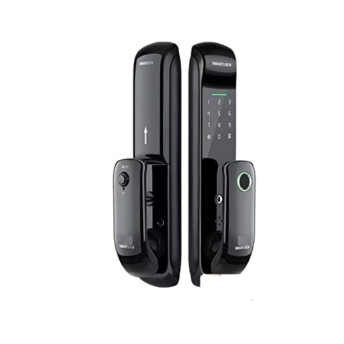 Intelligentes Türschloss, Tuya Intelligentes Türschloss TT-Schloss Fingerabdruckschloss Automatisches elektronisches biometrisches Schloss for Smart Home für die Haustür(25x225mm,TT Lock Version) von MERHOVO