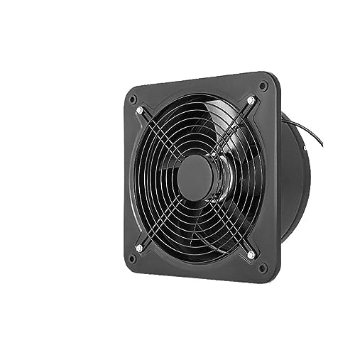 Kommerzieller industrieller Lüftungsabzugsventilator, 10" 12" Luftgebläse, hohe Geschwindigkeit, geräuscharm, for Werkstatt und Lager,Robuste Konstruktion(10in) von MERHOVO