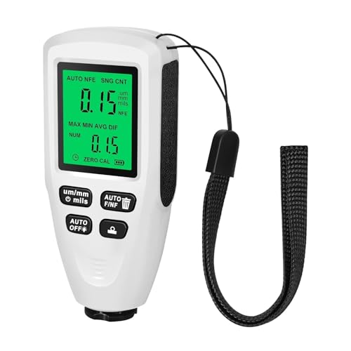 Lackdickenmessgerät, Autolackdickenmessgerät Inspektionswerkzeuge Tester Digitales Autolackmessgerät Lackvisvisits Meter(Rood) von MERHOVO