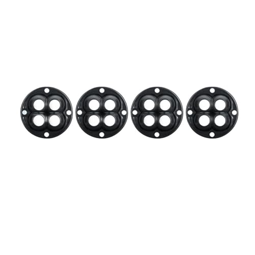Lenkrollen, 4 Teile/los Möbel Räder Selbstklebende Kullar Räder 360 ° Rotation Universal Möbel Caster for Büro Roll Schreibtisch Stuhl,Flexible Bewegung(Black Nylon Ball) von MERHOVO