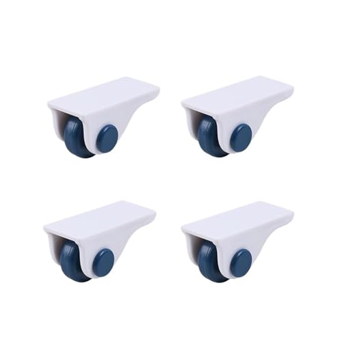 Lenkrollen, Rollenräder for Möbel, gerichtete Möbelrollen, selbstklebende Räder, stumm, multifunktionaler Schrank-Mülleimer,Flexible Bewegung(Noir) von MERHOVO
