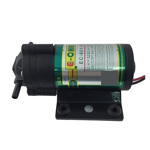 Membranpumpe, 75GPD 0,85L/Min bei 70PSI Membran-Wassererhöhungspumpe Selbstansaunde RO-Pumpe in Lebensmittelqualität 24V for 0 Psi Einlassdruck,Robuste Konstruktion(75GPD) von MERHOVO