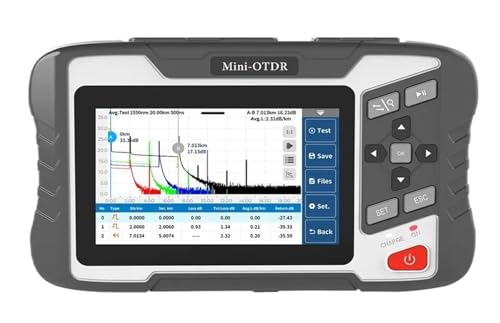 OTDR, Fiber Optic Reflektometer NK4300 Touchscreen VFL OLS OPM Event Map Kabel Aktive Faser Tester 1610nm 1550nm 24dB,Außeneinsatz(1550nm upc) von MERHOVO