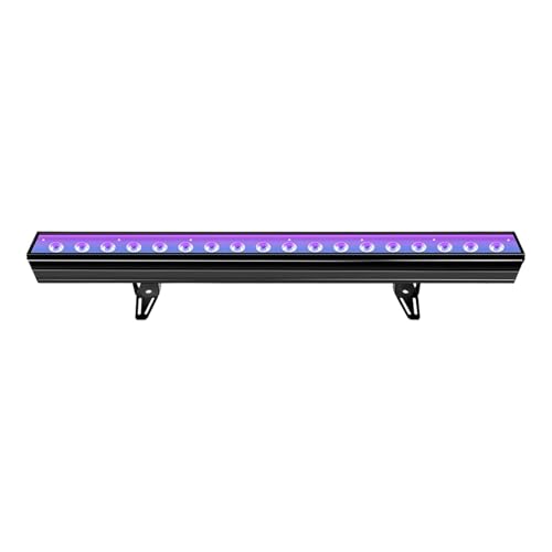 Wandfluter, 24x4W Wandwasch-LED-Bar Wasserbar RGBW 4-in-1 DMX 512 Beleuchtung Geeignet for DJ Disco Familienfeiern Partys Konzerte,Energieeffizienz(18x10W Black 4-in-1) von MERHOVO