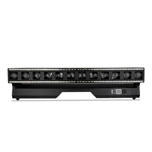 Wandfluter, 4in1 LED Disco Strobe Pixel Moving Head Matrix Strahl Licht, RGBW 12x60w Bühne Zoom Gefärbt Moving Strahl Licht for Bar Club KTV DJ,Energieeffizienz von MERHOVO