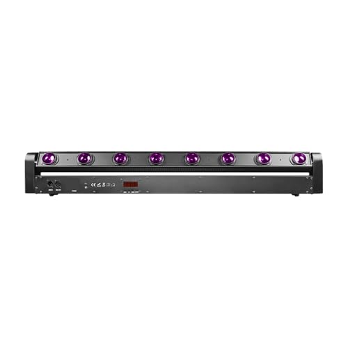 Wandfluter, 8X15W RGBW Moving Head Strahl Lichter, LED DMX512 Control Multicolor Bar Licht Bühne Professionelle Beleuchtung for DJ DISCO,Energieeffizienz(1PCS 8x15w) von MERHOVO