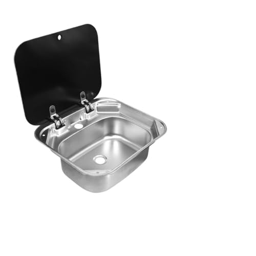 Wohnmobil-Spüle, faltbar, Edelstahl, Küchenspüle, flexibles Wohnmobil-Zubehör, langlebi Bar-Spüle for Wohnwan, Wohnmobil, Bar,Wetterbeständig(Hot and cold) von MERHOVO