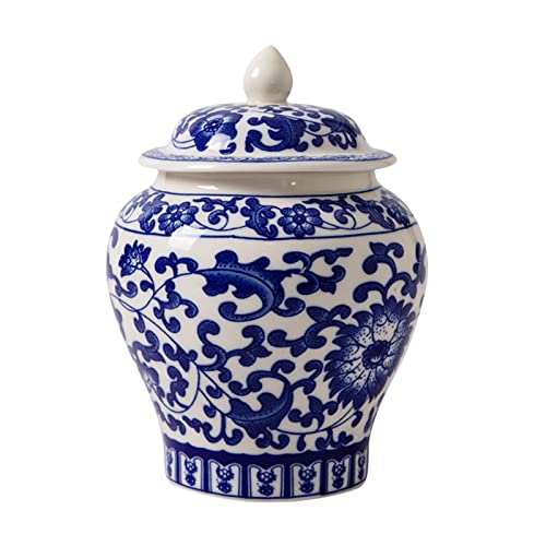 Generic Keramik-Ingwerglas, asiatisches Ingwerglas im chinesischen Stil, dekorativ mit Deckel, Vase, Porzellangläser für Hochzeiten, Blumenarrangements von MERIGLARE