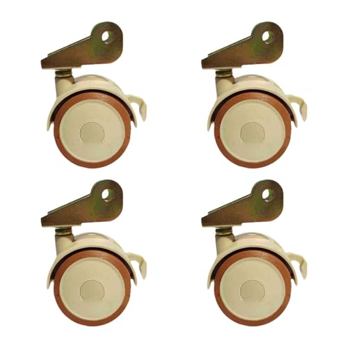 MERIGLARE 4 Stück Lenkrollen Möbelrollen Transportrollen Stuhlrollen Schwenkrollen Profil Halterung Und Feststellbremse für Tische Schränke Und Babybette, Clip 20mm MERIGLARE 4 Stück Lenkrollen Möbelrollen Transportrollen Stuhlrollen Schwenkrollen Profil Halterung Und Feststellbremse für Tische Schränke Und Babybette, Clip 20mm von MERIGLARE