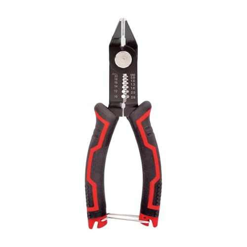 MERIGLARE Abisolierzange AWG 22–10, 0,8–2,6 mm, Verdrahtungswerkzeuge, Crimps, Streifen-Crimper, Elektrikerzange zum Crimpen, Klemmen, Abisolieren MERIGLARE Abisolierzange AWG 22–10, 0,8–2,6 mm, Verdrahtungswerkzeuge, Crimps, Streifen-Crimper, Elektrikerzange zum Crimpen, Klemmen, Abisolieren von MERIGLARE