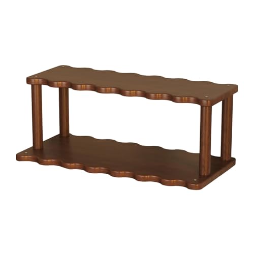 MERIGLARE Desktop Storage Rack Organizer Cup Storage Rack Makeup Organizer Tisch Kleinigkeiten Display Regal für Wohnzimmer Speisekammer Badezimmer, Braun MERIGLARE Desktop Storage Rack Organizer Cup Storage Rack Makeup Organizer Tisch Kleinigkeiten Display Regal für Wohnzimmer Speisekammer Badezimmer, Braun von MERIGLARE