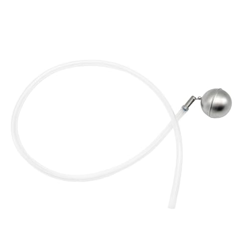MERIGLARE Flüssigkeitsrohr Bierfass Ball Float Metall 80cm Schlauch Inline Silikonrohr für Home Brewer Conical Rounder Fermenter, Schwimmerkugel MERIGLARE Flüssigkeitsrohr Bierfass Ball Float Metall 80cm Schlauch Inline Silikonrohr für Home Brewer Conical Rounder Fermenter, Schwimmerkugel von MERIGLARE