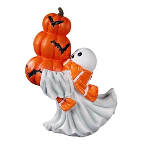 MERIGLARE Geisterfigur Dekorative Halloween Resinstatue Handbemalt Leicht Und Pflegeleicht für Partys Wohnaccessoires Gartenfest Und Fotografie, Riesenkürbis MERIGLARE Geisterfigur Dekorative Halloween Resinstatue Handbemalt Leicht Und Pflegeleicht für Partys Wohnaccessoires Gartenfest Und Fotografie, Riesenkürbis von MERIGLARE