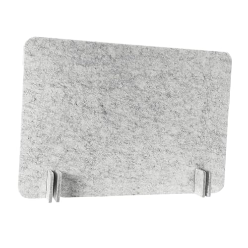 MERIGLARE Schreibtisch Trennwand Tisch Trennwand Lärmschutzwand Und Sichtschutzpaneel Aus Filzmaterial für Eine Ruhige Und Konzentrierte Arbeitsumgebung für Gro, Hellgrau MERIGLARE Schreibtisch Trennwand Tisch Trennwand Lärmschutzwand Und Sichtschutzpaneel Aus Filzmaterial für Eine Ruhige Und Konzentrierte Arbeitsumgebung für Gro, Hellgrau von MERIGLARE