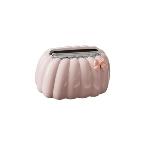 MERIGLARE Taschentuchbox Im Nordischen Stil Als Praktischer Serviettenhalter Und Papiertuchspender Eine Gesichtstuchbox Aus Robustem PP für Küche Und Wohnzimmer, Rosa von MERIGLARE
