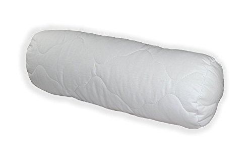 Merino BETTEN Nackenrollen 15 cm Durchmesser Verschiedene Längen 40-100 cm mit Reißverschluss Baumwolle (15 x 50 cm) von Merino