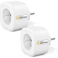 Meross - WiFi Smart Plug 16A 3840W, mit Remote Control app, Compatible with HomeKit Siri, Alexa, Google Assistant and SmartThings, WiFi Smart Plug, von MEROSS