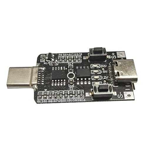 PD2.0/3.0 Decoy Trigger-Motherboard-Modul, Typ C USB PD Schnelllade-Trigger-Modul 100 W Ausgangsspannung 9 V/12 V/15 V/20 V einstellbar für Netzteile mit PD-Protokoll von MEROURII