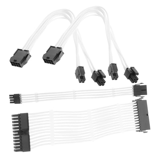 MERRYHAPY Verlängerungskabel-kit 24-polig 8-polig 6-polig Kabelverlängerungsset Kabelmanager Für Pc-netzteil-Upgrade von MERRYHAPY