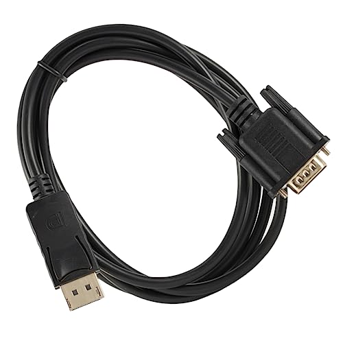 MERRYHAPY 1.8M Vga Kabel Hochwertiges Displayport zu Vga Adapterkabel für Desktop Pcs Monitore Projektoren Auflösung Einfache Verbindung Langlebige Bauweise von MERRYHAPY