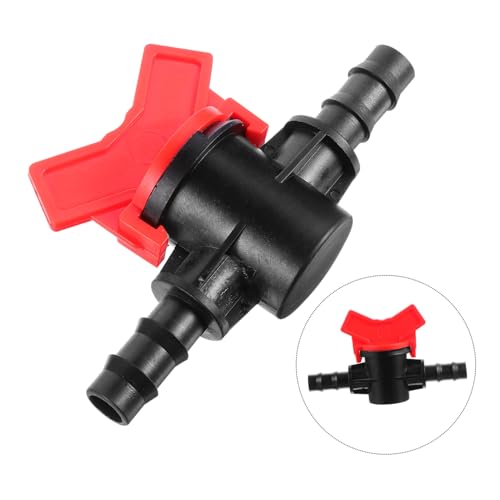 MERRYHAPY 10 Stück Teiliges Kugelhahn mit Widerhaken Langlebiges Absperrventil für Tropfbewässerung Praktische Schlauchbewässerung Gartenventile für Haushalt Landwirtschaftsbewässerung von MERRYHAPY