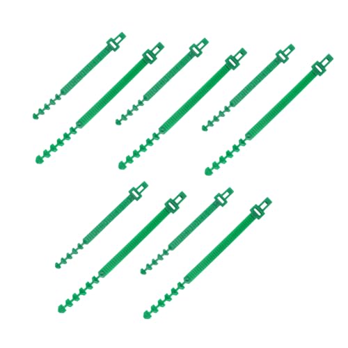 MERRYHAPY 10 Stück Teiliges Pflanzenset Pflanzenbinder aus Dickem Flexiblem Kunststoff UV beständig Wasserfest Verstellbar für Garten Gemüse Weinreben und Baumschutz MERRYHAPY 10 Stück Teiliges Pflanzenset Pflanzenbinder aus Dickem Flexiblem Kunststoff UV beständig Wasserfest Verstellbar für Garten Gemüse Weinreben und Baumschutz von MERRYHAPY
