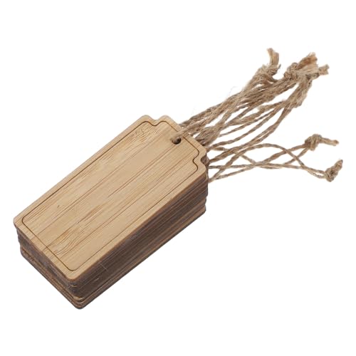 MERRYHAPY 10 Stück Wiederverwendbare Pflanzenstecker aus Naturholz Quadratisch mit Schnur Wetterfeste Gartenetiketten Vielseitige Beschriftung für Setzlinge Dekorative Hängende MERRYHAPY 10 Stück Wiederverwendbare Pflanzenstecker aus Naturholz Quadratisch mit Schnur Wetterfeste Gartenetiketten Vielseitige Beschriftung für Setzlinge Dekorative Hängende von MERRYHAPY