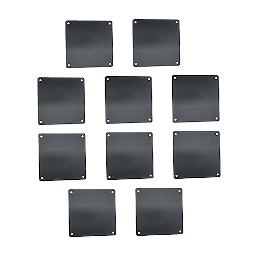 MERRYHAPY 10 Stück Computersicher Lüfternetz 80 X 80 Mm Für Kühler Aus PVC-Material Installieren von MERRYHAPY